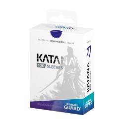 Protèges Cartes 100 pièces - Katana - Standard - Bleu