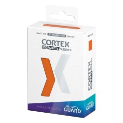 Protèges Cartes 100 pièces - Cortex - Standard - Orange Matte