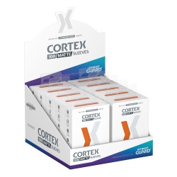 Protèges Cartes 100 pièces - Cortex - Standard - Orange Matte
