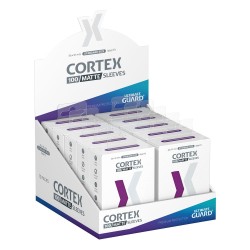 Protèges Cartes 100 pièces - Cortex - Standard - Violet Matte