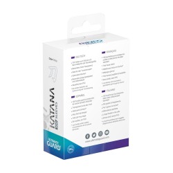 Protèges Cartes 100 pièces - Katana - Standard - Blanc