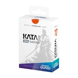 Protèges Cartes 100 pièces - Katana - Standard - Orange