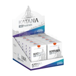 Protèges Cartes 100 pièces - Katana - Standard - Orange
