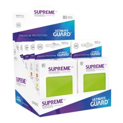 Protèges Cartes 80 pièces - Suprème UX - Standard - Vert Clair
