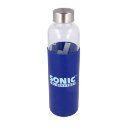 Bouteille en Verre et Silicone - Sonic The Hedgehog - Sonic