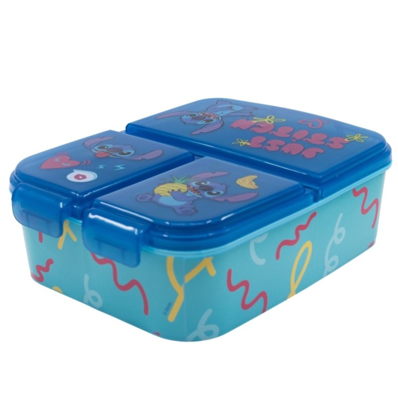 Boite à Repas - Just Stitch - Lilo et Stitch - Multi Compartiments