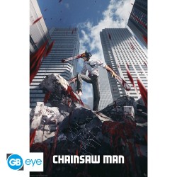 Poster - Key visual - Chainsaw Man - roulé filmé (91.5x61)