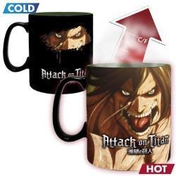 Mug - Thermo Réactif - Titan Eren - L'attaque des titans