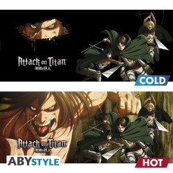 Mug - Thermo Réactif - Titan Eren - L'attaque des titans