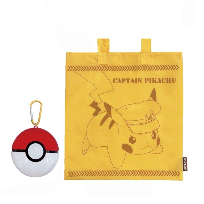 Cabas - StarNylon Totebag in Pokeball Vol.4 - Captain Pikachu - Pokemon