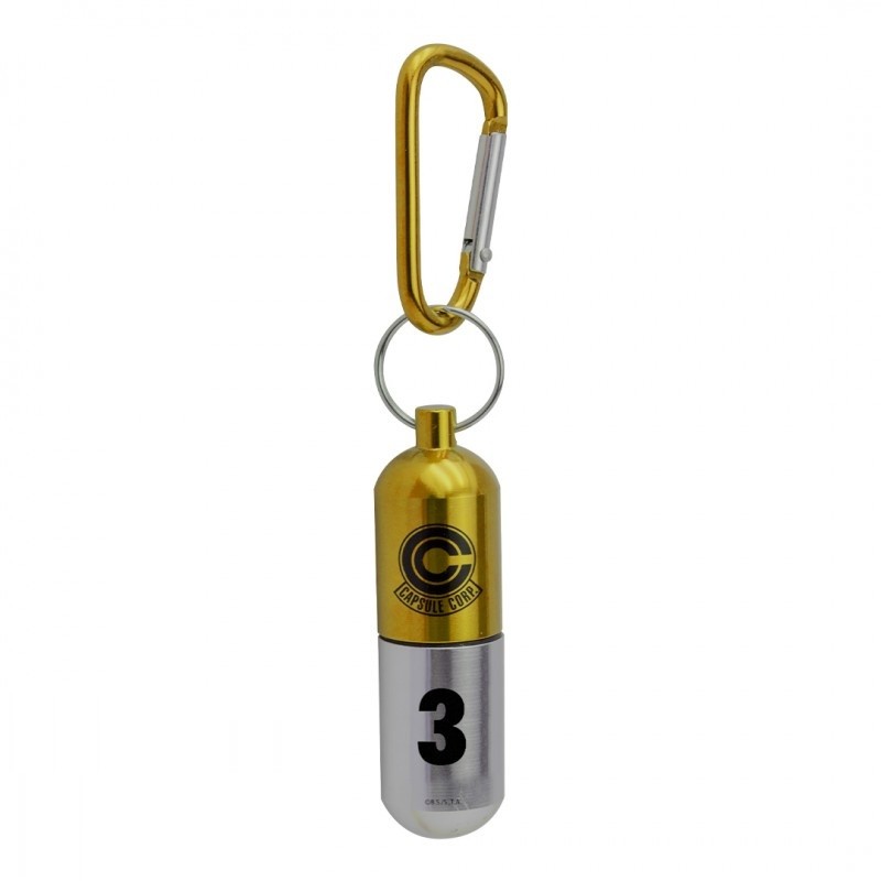 Porte-Clef 3D Aluminium - Capsule Jaune N°3 - Dragon Ball Z