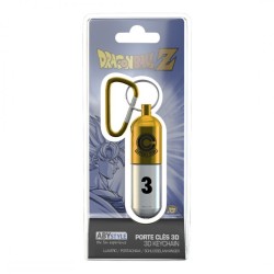 Porte-Clef 3D Aluminium - Capsule Jaune N°3 - Dragon Ball Z