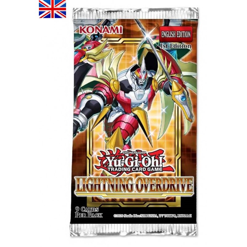 JCC - Booster sous blister - Lightning Overdrive - Yu-Gi-Oh! x20 (EN)