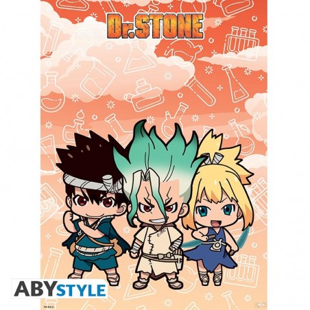 Poster - Senku, Kohaku, et Chrome - Dr. Stone
