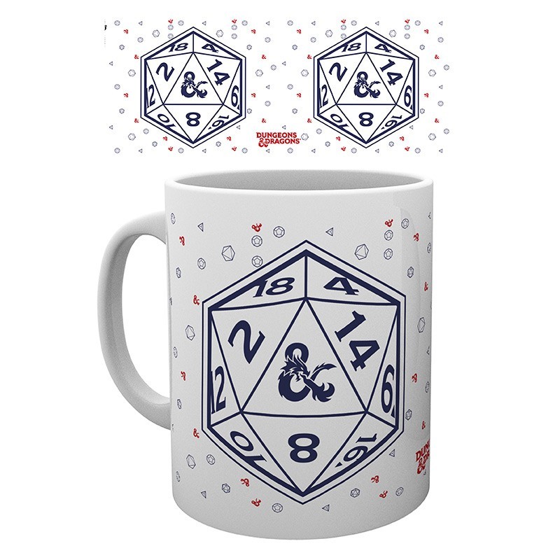 Mug - Donjons et Dragons - D20 - Subli