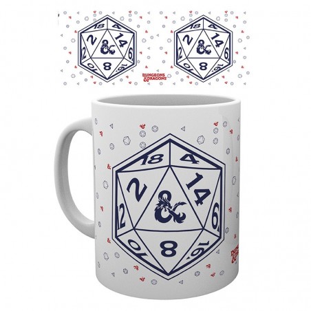 Mug - Donjons et Dragons - D20 - Subli