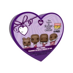 Pack de 4 - L'étrange Nöel de Mr.Jack St-Valentin - Pocket POP Keychain