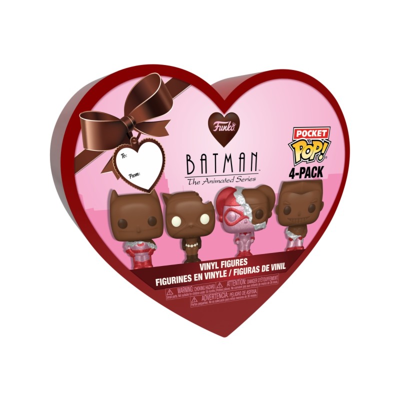 Pack de 4 - DC Comics St-Valentin - Pocket POP