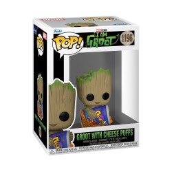 Groot w/Cheese Puffs - Je s'appelle Groot (1196) - POP Marvel