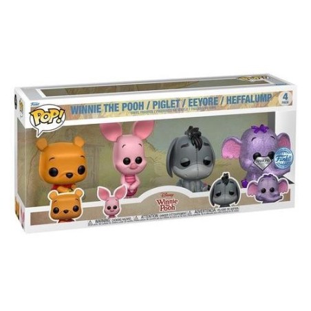 Pack de 4 - Winnie l'ourson - POP Disney - Diamond