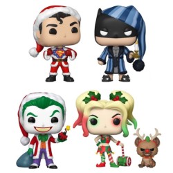 Pack de 4 - Holidays - POP DC Comics