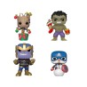 Pack de 4 - Holiday - Marvel - POP Marvel