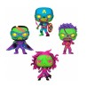 Pack de 4 - What If - POP Marvel - BLKLT