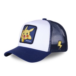 Casquette Trucker - Pikachu Prêt (Bleu/Blanc) - Pokémon - U Unisexe 