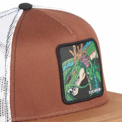 Casquette Trucker Snapback - Shenron Profile (Brun) - Dragon Ball Z - U Unisexe 