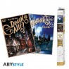 Set 2 Chibi Poster - Retro Poudlard et Diagon - Harry Potter