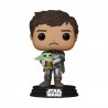 Mando Holding Child - Star Wars : The Mandalorian (461) - POP TV