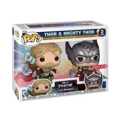 Pack de 2 - Thor & Mighty Thor - Thor Love & Thunder - POP Marvel - Exclusive
