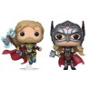 Pack de 2 - Thor & Mighty Thor - Thor Love & Thunder - POP Marvel - Exclusive