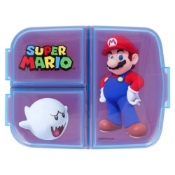 Produit abîmé - Boite à repas - Super Mario - Multi compartiments