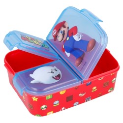 Produit abîmé - Boite à repas - Super Mario - Multi compartiments