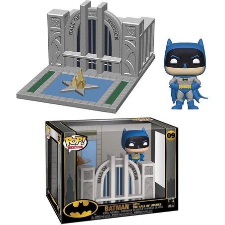Hall of Justice w/Batman - Batman 80th (09) - POP DC Comics - Town