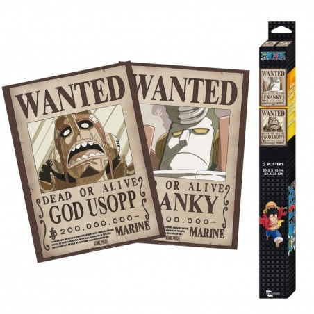Set 2 Chibi Poster - Franky & Usopp - One Piece