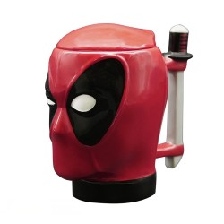 Mug 3D - Tête & Katana - Deadpool 