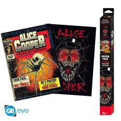 Set 2 Chibi Poster - Alice Cooper - Tales of Horror & Crâne