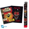 Set 2 Chibi Poster - Tales of Horror et Crâne - Alice Cooper