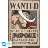 Poster - Wanted Barbe Blanche - One Piece - Roulé et filmé