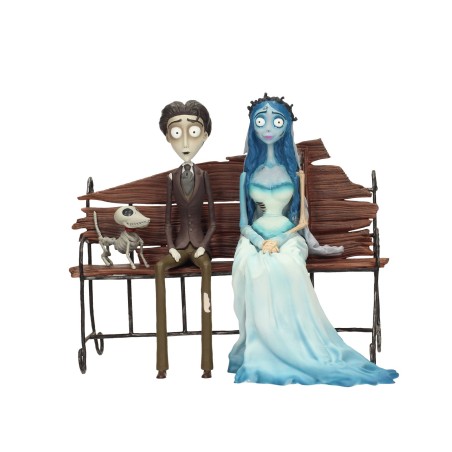 Figurine - "Un banc pour trois" - Les noces funèbres