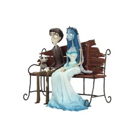 Figurine - "Un banc pour trois" - Les noces funèbres