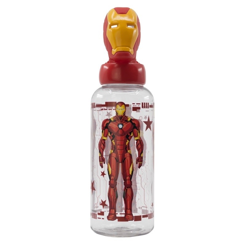 Bouteille 3D - Casque - Iron Man