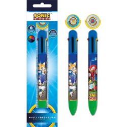 Stylo 6 couleurs - Ring Spin - Sonic the Hedgehog
