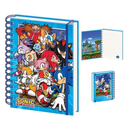 Carnet de Notes - Green Hill Zone Gang - Sonic