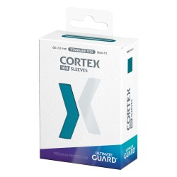 Protèges Cartes 100 pièces - Cortex - Standard - Bleu Pétrole
