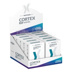 Protèges Cartes 100 pièces - Cortex - Standard - Bleu Pétrole