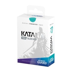 Protèges Cartes 100 pièces - Katana - Standard - Turquoise