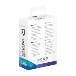Protèges Cartes 100 pièces - Katana - Standard - Vert